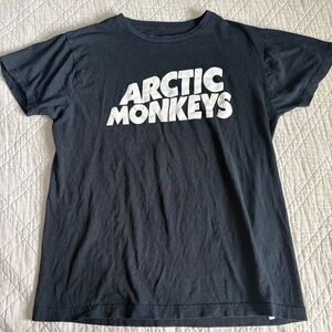 Arctic Monkeys Dark Blue Graphic Tee Size M